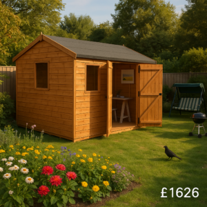 10'x10' Tiger Workman Apex Shed - Heavy Duty Shiplap Sheds - 0% Finance - Buy Now Pay Later - Tiger Sheds