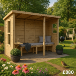 10'x4' Bowling Shleter - 0% Finance - Buy Now Pay Later - Tiger Sheds