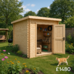 10x6 The Silva Log Cabins - 19mm Log Cabin - 0% Finance - Buy Now Pay Later - Tiger Sheds
