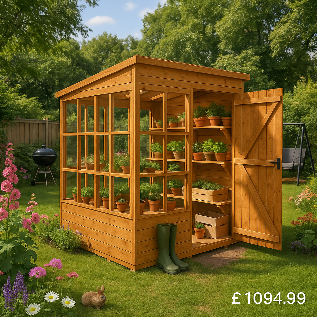 10'x6' Tiger Planthouse - Planthouse Shed - 0% Finance - Buy Now Pay Later - Tiger Sheds