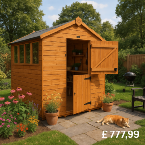 10'x6' Tiger Shiplap Apex Stable Door Shed - Wooden Shiplap Sheds - 0% Finance - Buy Now Pay Later - Tiger Sheds