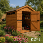 10'x8' Secure Garden Sheds - Security Apex Sheds UK - 0% Finance - Buy Now Pay Later - Tiger Sheds