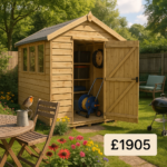 10'x8' Tiger Elite Pressure Treated Apex Shed - 0% Finance - Buy Now Pay Later - Tiger Sheds