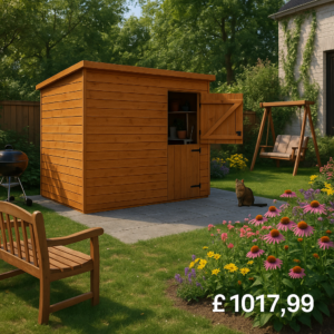 10'x8' Tiger Shiplap Windowless Pent Stable Door - Wooden Shiplap Sheds - 0% Finance - Buy Now Pay Later - Tiger Sheds