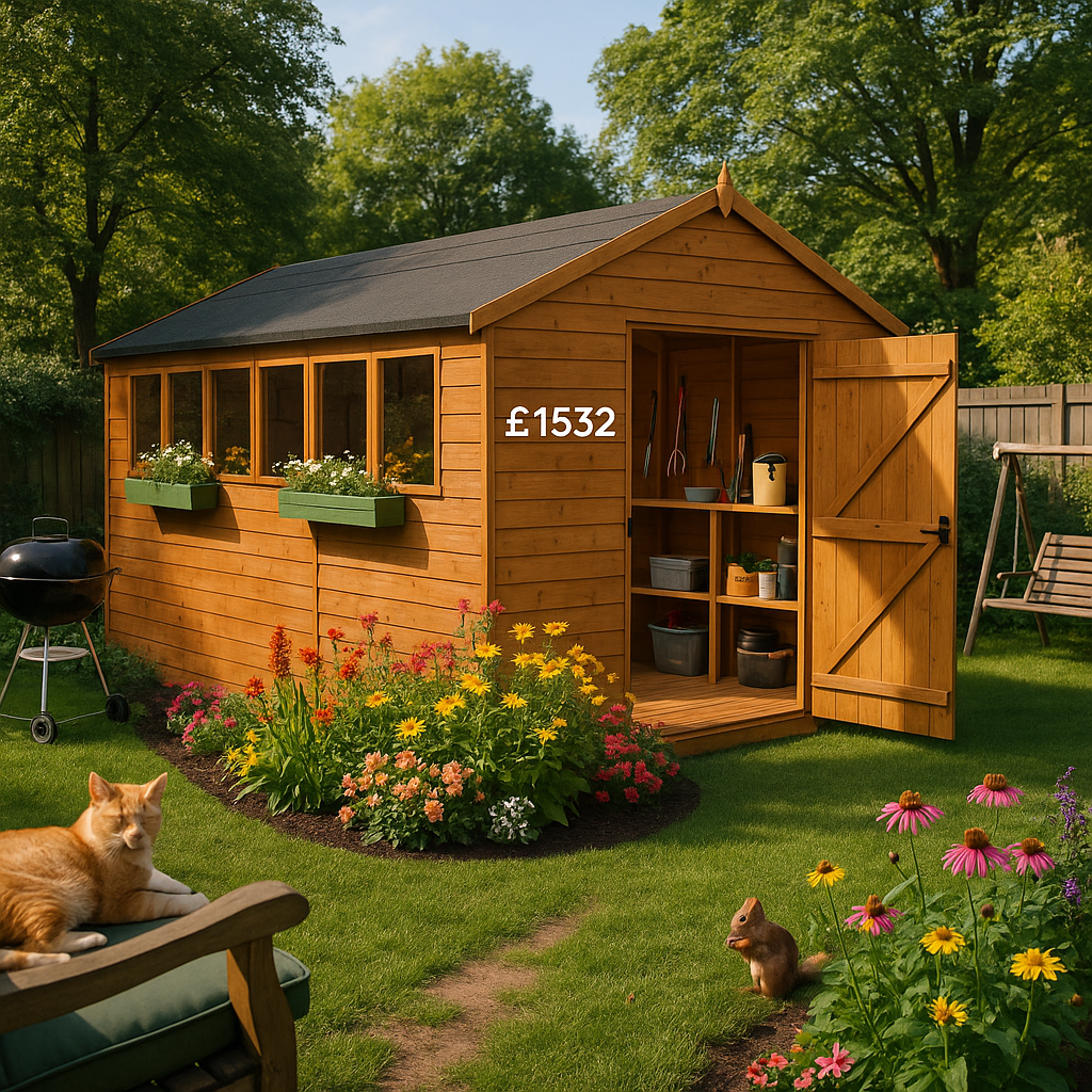 12'x10' Tiger XL Heavyweight Workshop Shed - 0% Finance - Buy Now Pay Later - Tiger Sheds