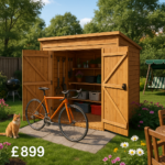 12'x6' Shiplap Pent Windowless 2-Door Shed - Custom Garden Sheds - TigerFlex Fast Delivery - 0% Finance - Buy Now Pay Later - Tiger Sheds