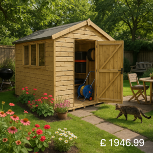 12'x6' Tiger Elite Pressure Treated Apex Shed - 0% Finance - Buy Now Pay Later - Tiger Sheds