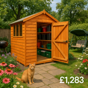 12'x6' Tiger Shiplap Apex Shed - Heavy Duty Shiplap Sheds - 0% Finance - Buy Now Pay Later - Tiger Sheds