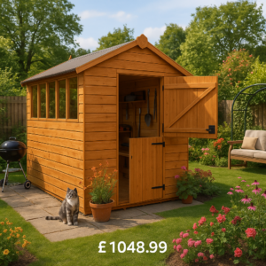 12'x6' Tiger Shiplap Apex Stable Door Shed - Wooden Shiplap Sheds - 0% Finance - Buy Now Pay Later - Tiger Sheds