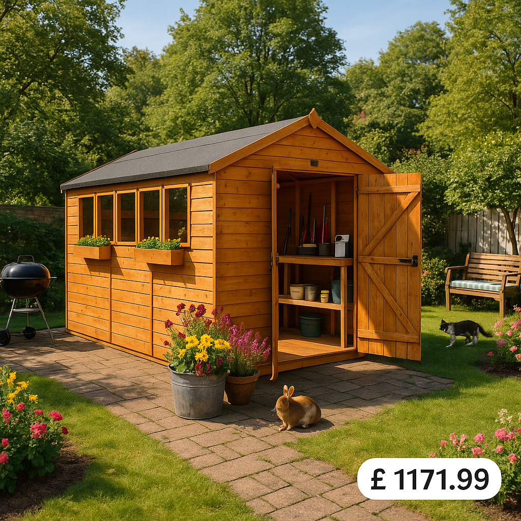 12'x6' Tiger XL Heavyweight Workshop Shed - 0% Finance - Buy Now Pay Later - Tiger Sheds