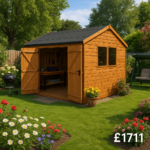 12'x8' Tiger Loglap Workman Apex Shed - Garden Workshop Sheds - 0% Finance - Buy Now Pay Later - Tiger Sheds