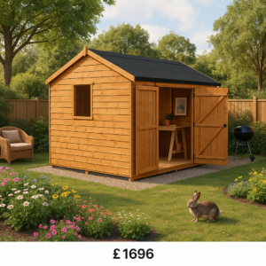 12'x8' Tiger Workman Apex Shed - Heavy Duty Shiplap Sheds - 0% Finance - Buy Now Pay Later - Tiger Sheds