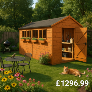 12'x8' Tiger XL Heavyweight Workshop Shed - 0% Finance - Buy Now Pay Later - Tiger Sheds