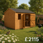 14'x10' Tiger Workman Apex Shed - Heavy Duty Shiplap Sheds - 0% Finance - Buy Now Pay Later - Tiger Sheds