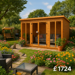 14'x8' Tiger Pent Retreat Summerhouse - 0% Finance - Buy Now Pay Later - Tiger Sheds
