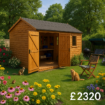 16'x10' Tiger Loglap Workman Apex Shed - Garden Workshop Sheds - 0% Finance - Buy Now Pay Later - Tiger Sheds