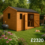 16'x10' Tiger Workman Apex Shed - Heavy Duty Shiplap Sheds - 0% Finance - Buy Now Pay Later - Tiger Sheds