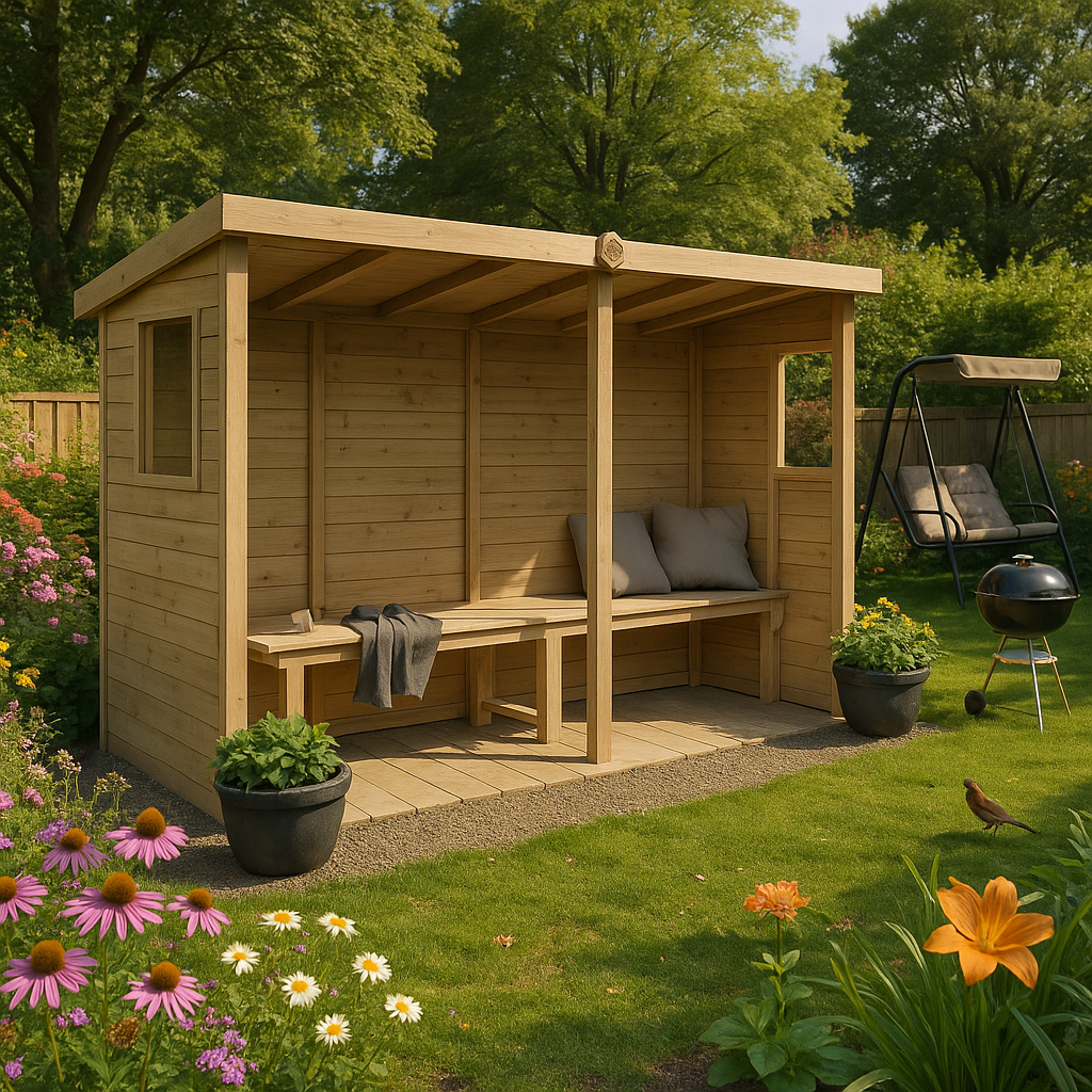 16'x4' Bowling Shleter - 0% Finance - Buy Now Pay Later - Tiger Sheds