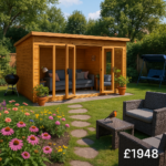 18'x8' Tiger Pent Retreat Summerhouse - 0% Finance - Buy Now Pay Later - Tiger Sheds