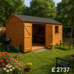 20'x10' Tiger Loglap Workman Apex Shed - Garden Workshop Sheds - 0% Finance - Buy Now Pay Later - Tiger Sheds