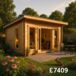 20'x12' Casita Log cabin - 44mm Garden Log Cabins - 0% Finance - Buy Now Pay Later - Tiger Sheds