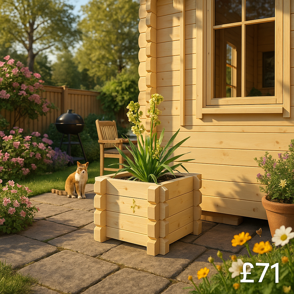 2'x2' Next Day Raised Planter 28mm - Tiger Sheds