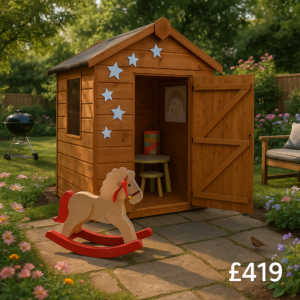 3'x4' Tigercub Playden Playhouse - 0% Finance - Buy Now Pay Later - Tiger Sheds