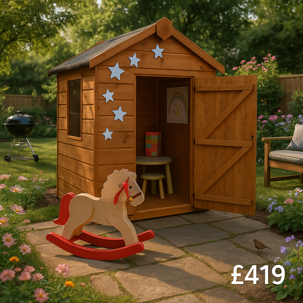 3'x4' Tigercub Playden Playhouse - 0% Finance - Buy Now Pay Later - Tiger Sheds