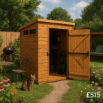 4'x4' TigerFlex Shiplap Pent Security Shed - 0% Finance - Buy Now Pay Later - Tiger Sheds