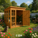 4'x4' TigerFlex® Shiplap Pent Sunroom - 0% Finance - Buy Now Pay Later - Tiger Sheds
