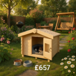 4'x5' Outdoor Cat House - Tiger Deluxe Cat Cabin 28mm - 0% Finance - Buy Now Pay Later - Tiger Sheds