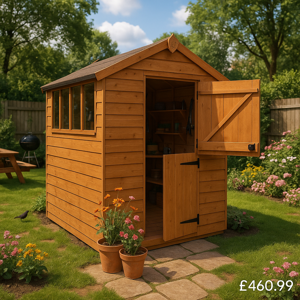 5'x4' Tiger Shiplap Apex Stable Door Shed - Wooden Shiplap Sheds - 0% Finance - Buy Now Pay Later - Tiger Sheds