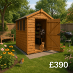 6'x4' Tiger Overlap Apex Shed - 0% Finance - Buy Now Pay Later - Tiger Sheds
