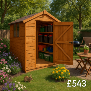6'x4' Tiger Shiplap Apex Shed - Heavy Duty Shiplap Sheds - 0% Finance - Buy Now Pay Later - Tiger Sheds