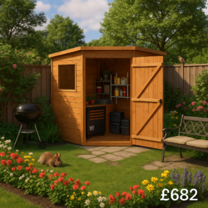 6'x6' Tiger Deluxe Corner Shed - 0% Finance - Buy Now Pay Later - Tiger Sheds