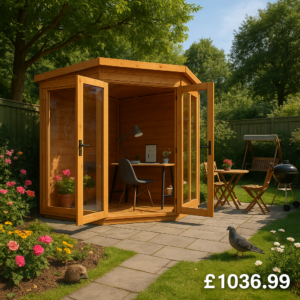 6'x6' Tiger Vista Corner Summerhouse - 0% Finance - Buy Now Pay Later - Tiger Sheds