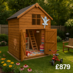 6'x8' Tigercub Groovy Garage Playhouse - 0% Finance - Buy Now Pay Later - Tiger Sheds