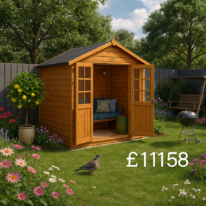6'x8' Tiger Summerhouse - 0% Finance - Buy Now Pay Later - Tiger Sheds