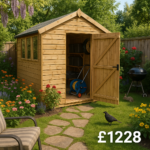 7'x5' Tiger Elite Pressure Treated Apex Shed - 0% Finance - Buy Now Pay Later - Tiger Sheds
