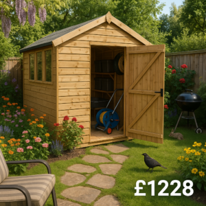 7'x5' Tiger Elite Pressure Treated Apex Shed - 0% Finance - Buy Now Pay Later - Tiger Sheds