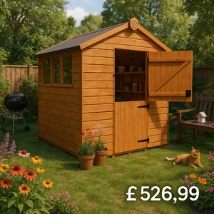 7'x5' Tiger Shiplap Apex Stable Door Shed - Wooden Shiplap Sheds - 0% Finance - Buy Now Pay Later - Tiger Sheds