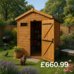 8'x4' TigerFlex Shiplap Apex Security Shed - 0% Finance - Buy Now Pay Later - Tiger Sheds