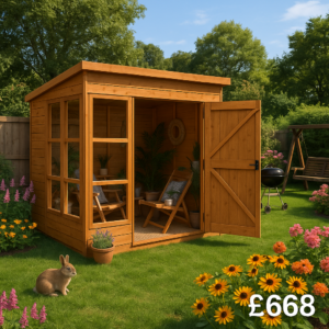 8'x4' TigerFlex® Shiplap Pent Sunroom - 0% Finance - Buy Now Pay Later - Tiger Sheds