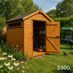 8'x6' Secure Garden Sheds - Security Apex Sheds UK - 0% Finance - Buy Now Pay Later - Tiger Sheds