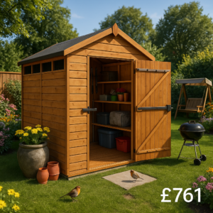 8'x6' TigerFlex Shiplap Apex Security Shed - 0% Finance - Buy Now Pay Later - Tiger Sheds