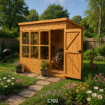 8'x6' TigerFlex® Shiplap Pent Sunroom - 0% Finance - Buy Now Pay Later - Tiger Sheds