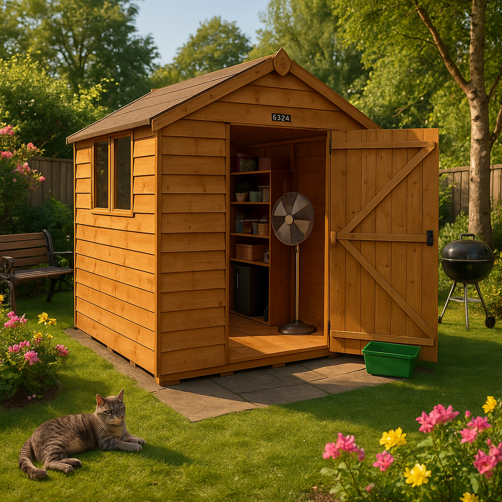 8'x6' Tiger Overlap Apex Shed - 0% Finance - Buy Now Pay Later - Tiger Sheds