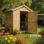 8'x8' Tiger Elite Pressure Treated Apex Shed - 0% Finance - Buy Now Pay Later - Tiger Sheds