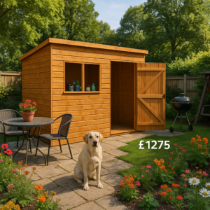 8'x8' Tiger Shiplap Extra High Pent - Heavy Duty Framing - 0% Finance - Buy Now Pay Later - Tiger Sheds