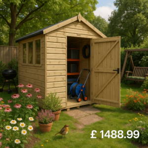 9'x6' Tiger Elite Pressure Treated Apex Shed - 0% Finance - Buy Now Pay Later - Tiger Sheds